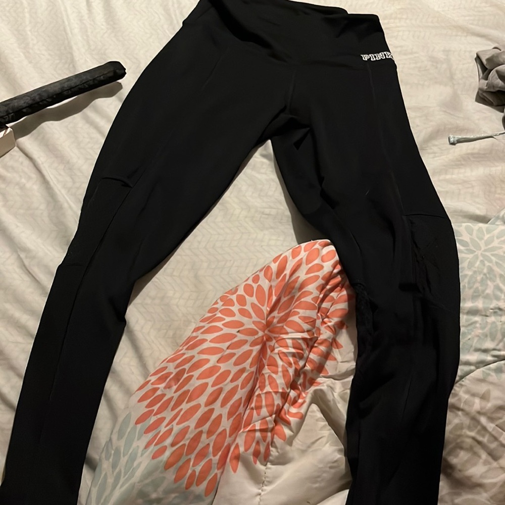 pink leggings size small